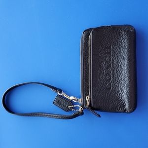 RESERVED Vintage Coach Pebble Leather Wristlet
